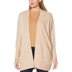 G By Giuliana Marled Sweater Knit Cocoon Cardigan