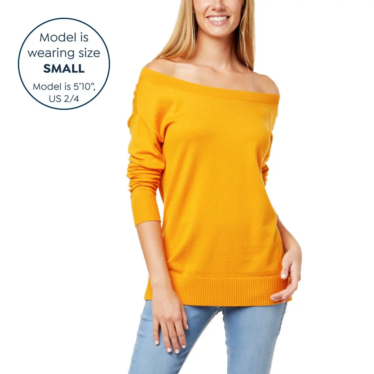 G By Giuliana On/Off-Shoulder Ribbed-Trim Knit Pullover Sweater 7 G By Giuliana On/Off-Shoulder Ribbed-Trim Knit Pullover Sweater - Image 5