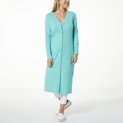 G By Giuliana Ribbed Knit Button-Front Duster Cardigan -Dresses Shop g by giuliana ribbed knit button front duster cardigan d 2023051011252529827599 alt2