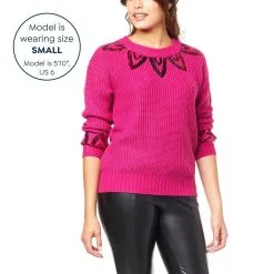 G By Giuliana Sequin Holiday Pullover Sweater -Dresses Shop g by giuliana sequin holiday pullover sweater d 20220829125214773802433 alt14