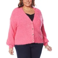 G By Giuliana Smushy Yarn Button-Front Cardigan -Dresses Shop g by giuliana smushy yarn button front cardigan d 2021122310455953774328 alt20