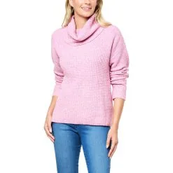 G By Giuliana Waffle Knit Cowl Neck Sweater -Dresses Shop g by giuliana waffle knit cowl neck sweater d 20221020095906523801772 alt2