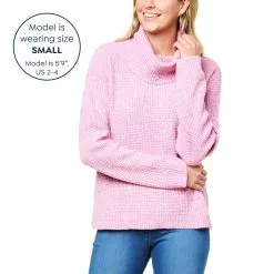 G By Giuliana Waffle Knit Cowl Neck Sweater -Dresses Shop g by giuliana waffle knit cowl neck sweater d 20221020151157277801772 alt10