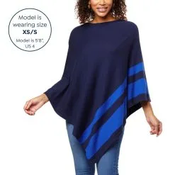 IMAN Global Chic Asymmetric Poncho With Stripe Detail -Dresses Shop iman global chic asymmetric poncho with stripe detail d 2022090915464598794138 alt13