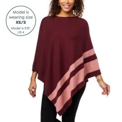 IMAN Global Chic Asymmetric Poncho With Stripe Detail -Dresses Shop iman global chic asymmetric poncho with stripe detail d 2022090915474416794138 alt14