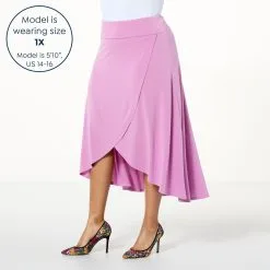 IMAN Global Chic High-Low Tulip Skirt -Dresses Shop iman global chic high low tulip skirt d 2023032211365954825091 alt21