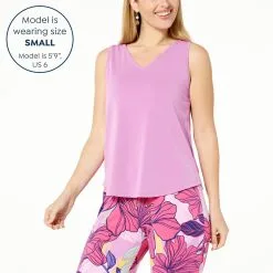 IMAN Global Chic V-neck Tank Top -Dresses Shop iman global chic v neck tank top d 20230328110030083825079 alt12