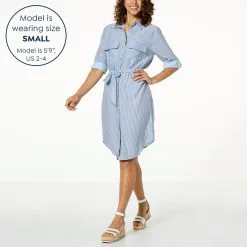 Jaclyn Smith Button-Down Belted Dress -Dresses Shop jaclyn smith button down belted dress d 20230331121322417818821 alt10