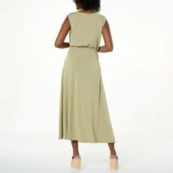 Jaclyn Smith Draped Sash Metal Detail Knit Tank Dress -Dresses Shop jaclyn smith draped sash metal detail knit tank dress d 20230503081922787829809 alt1