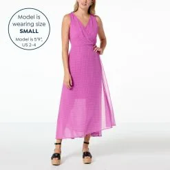 Jaclyn Smith Printed Chiffon Wrap-Front Maxi Dress -Dresses Shop jaclyn smith printed chiffon wrap front maxi dress d 20230110120534773818834 alt11