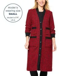 Kathy Ireland® Fashion 360 The Gigi Long Tweed Cardigan -Dresses Shop kathy ireland fashion 360 the gigi long tweed cardigan d 2022102015180267801905 alt11