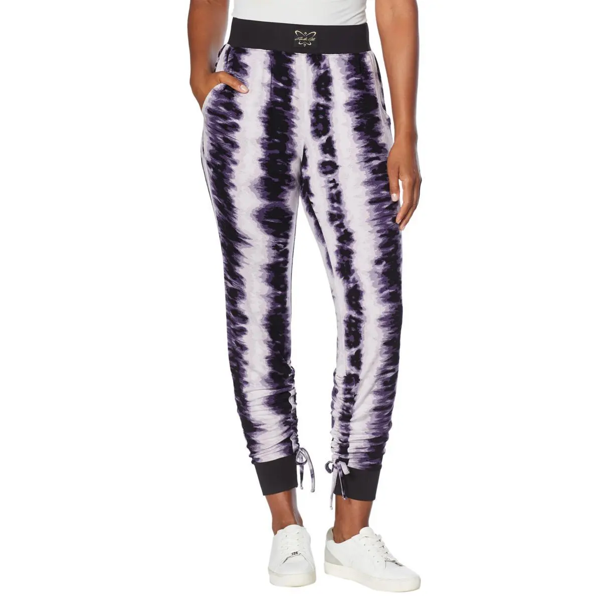 Laila Ali Adjustable Length Pull-On Jogger Pant 3 Laila Ali Adjustable Length Pull-On Jogger Pant