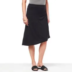 Laila Ali Asymmetric Ruched Skirt
