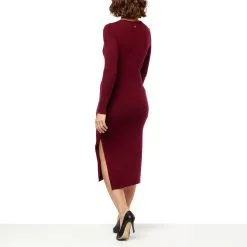 Laila Ali Faux Wrap Sweater Dress -Dresses Shop laila ali faux wrap sweater dress d 20220902121926403806140 alt1