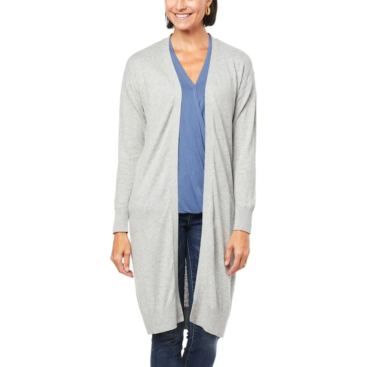 Laila Ali Lightweight Sweater Duster 5 Laila Ali Lightweight Sweater Duster - Image 3