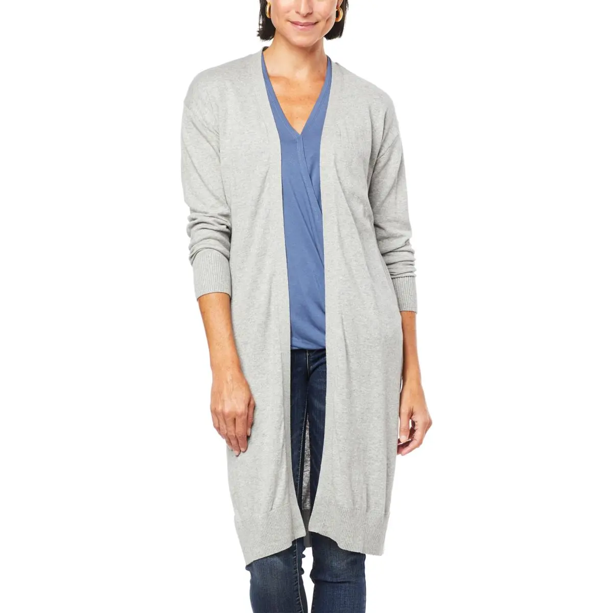 Laila Ali Lightweight Sweater Duster 3 Laila Ali Lightweight Sweater Duster