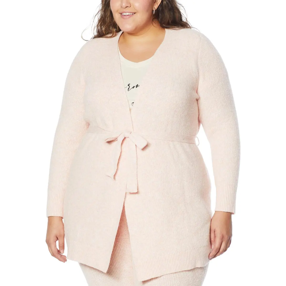 Laila Ali Long-Sleeve Wrap Sweater Cardigan 5 Laila Ali Long-Sleeve Wrap Sweater Cardigan - Image 3