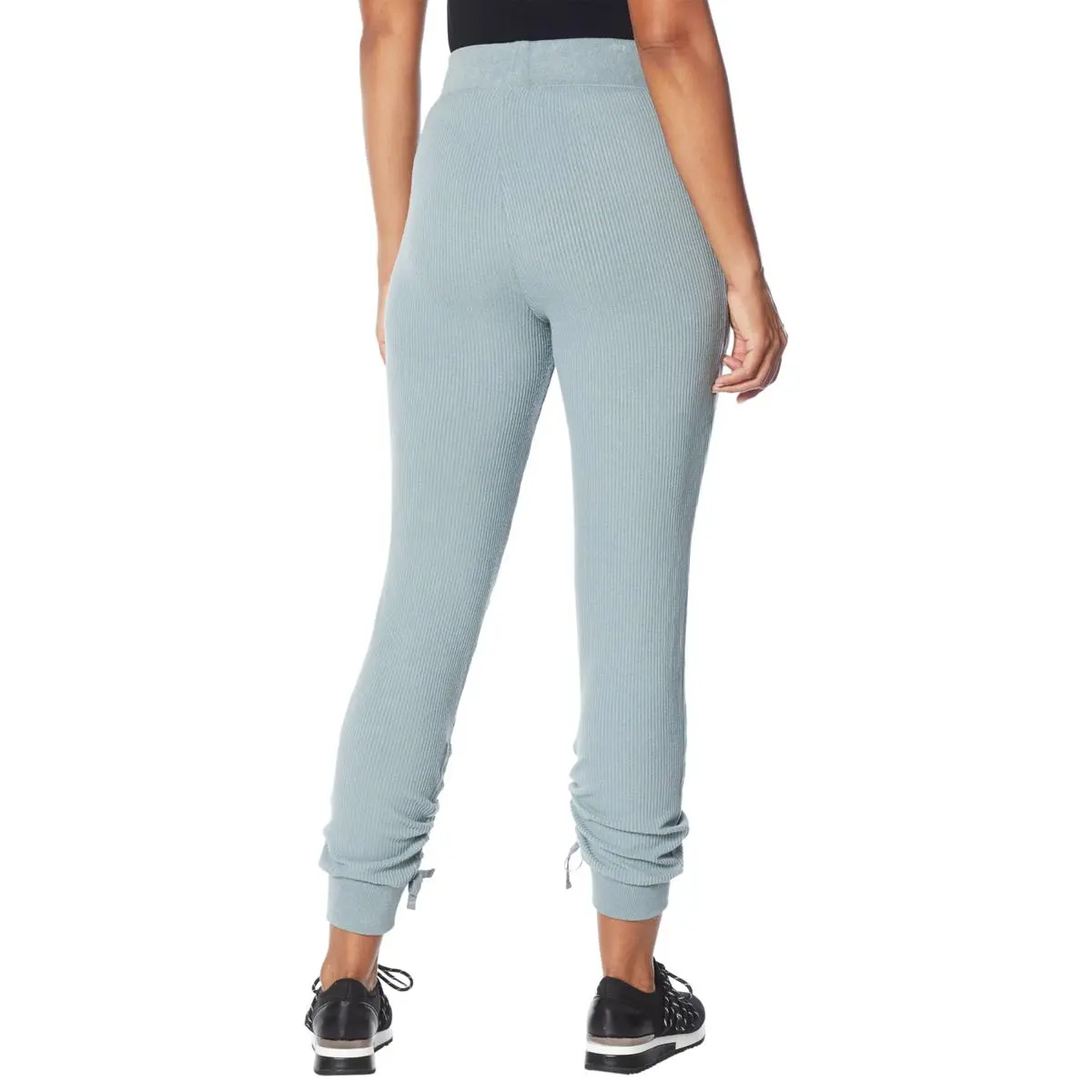 Laila Ali Ribbed Hacci Knit Pull-On Jogger Pant 4 Laila Ali Ribbed Hacci Knit Pull-On Jogger Pant - Image 2