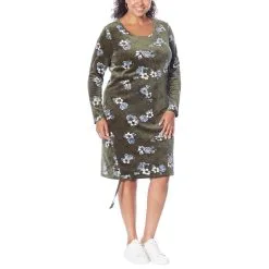 Laila Ali Stretch Velour Adjustable Ruched Dress 9 Laila Ali Stretch Velour Adjustable Ruched Dress -Dresses Shop laila ali stretch velour adjustable ruched dress d 20211103102836323775546 alt20