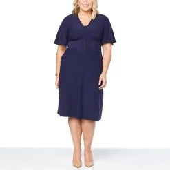 Leota Aaliyah Flutter-Sleeve Dress -Dresses Shop leota aaliyah flutter sleeve dress d 20220405090806533785561 alt20