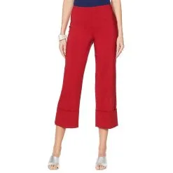 MarlaWynne Cropped FLATTERfit Pant With Cuff