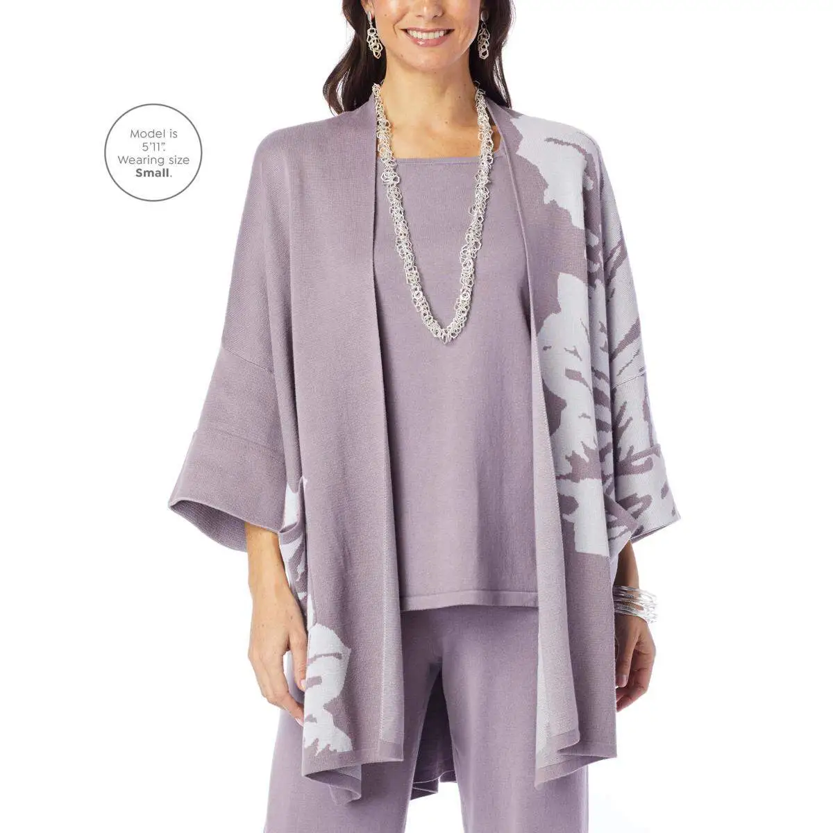 MarlaWynne Jacquard Knit Drama Topper 8 MarlaWynne Jacquard Knit Drama Topper - Image 6