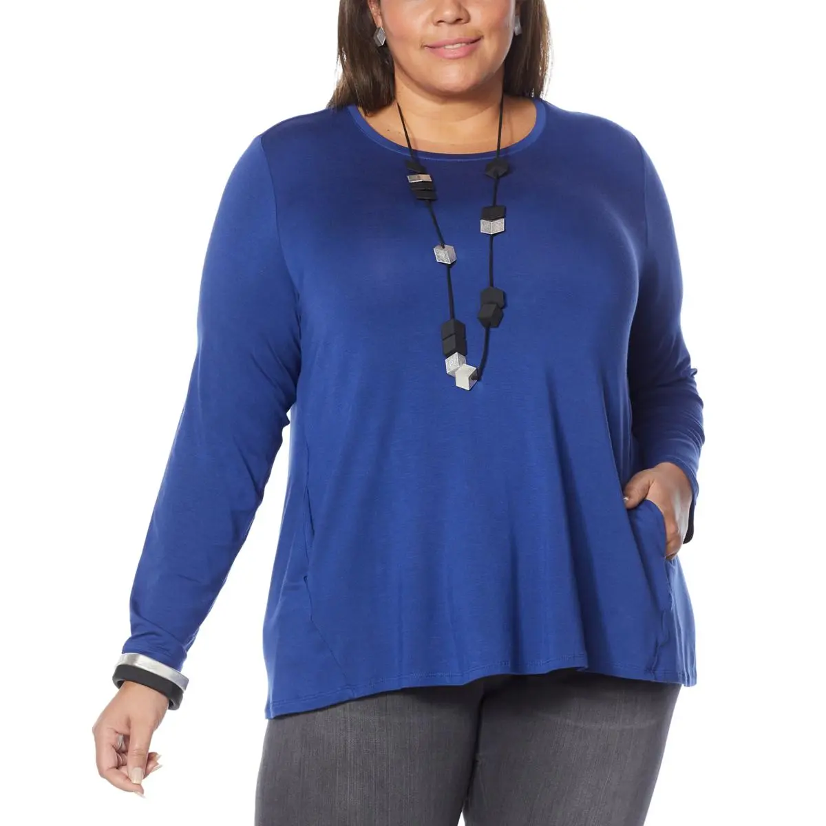 MarlaWynne Jersey Knit Butterfly Tee With Pockets 5 MarlaWynne Jersey Knit Butterfly Tee With Pockets - Image 3