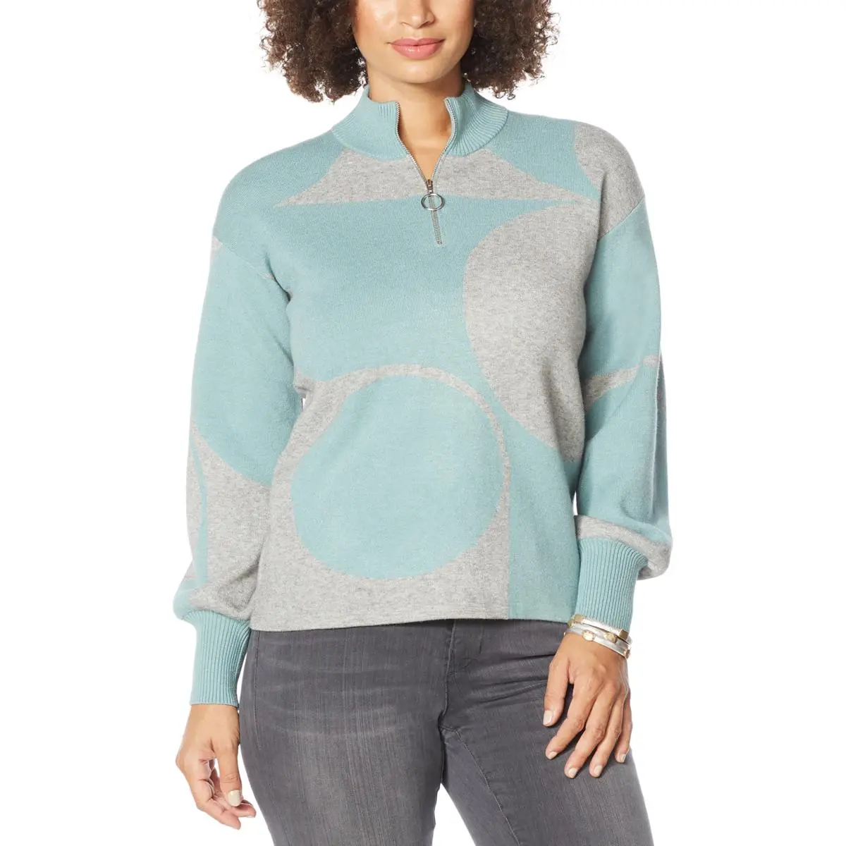 MarlaWynne Modern Art Colorblock Pullover Sweater 4 MarlaWynne Modern Art Colorblock Pullover Sweater - Image 2