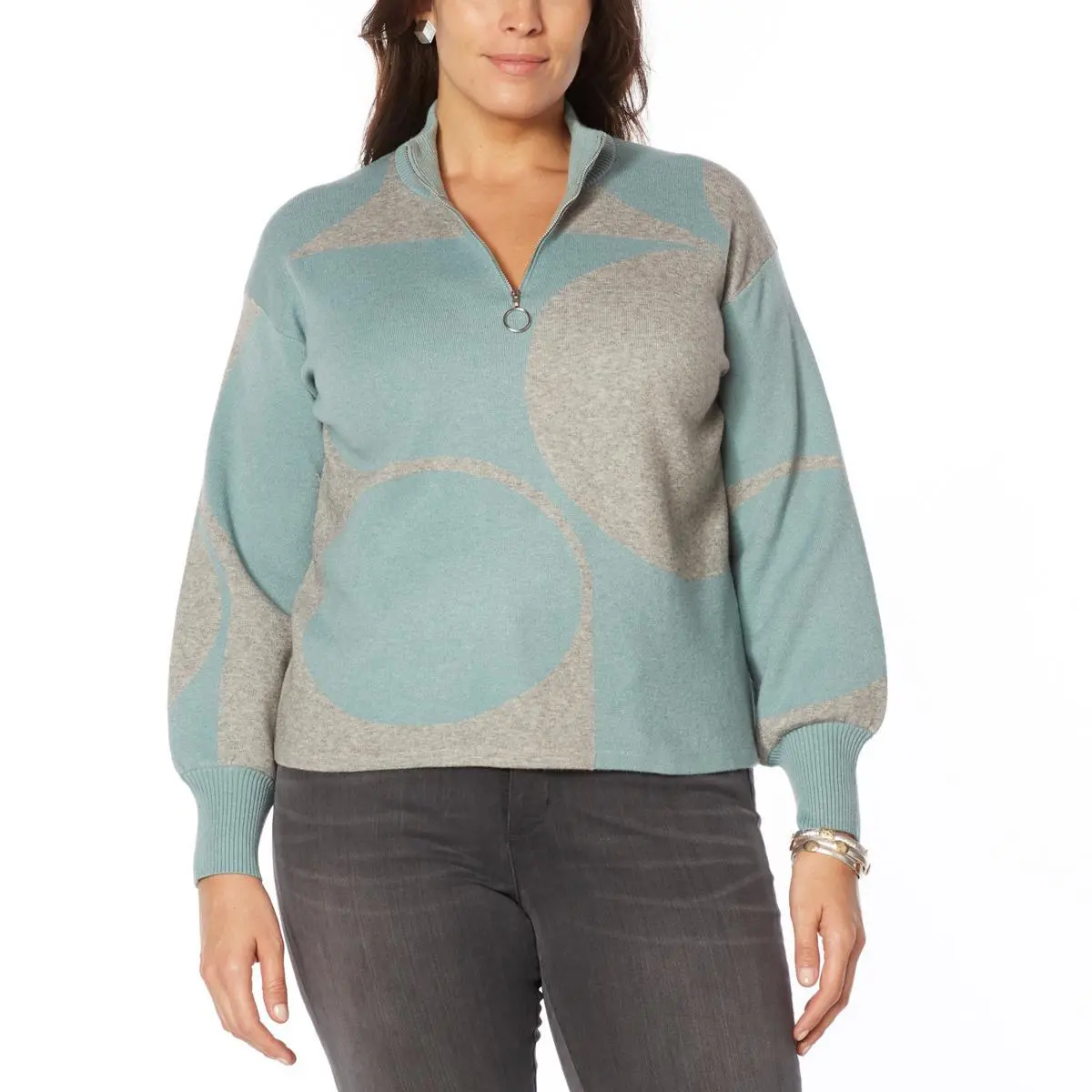 MarlaWynne Modern Art Colorblock Pullover Sweater 6 MarlaWynne Modern Art Colorblock Pullover Sweater - Image 4