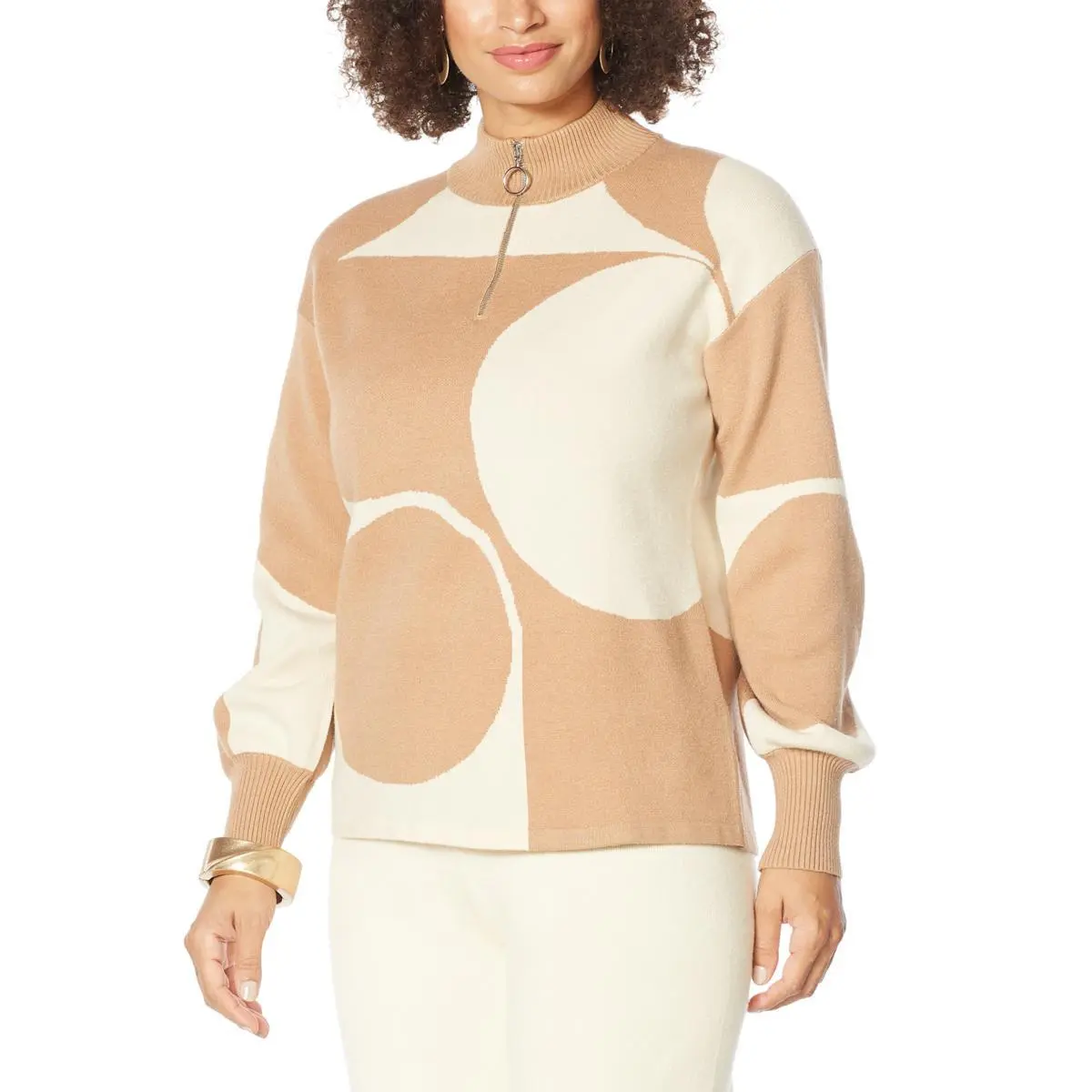 MarlaWynne Modern Art Colorblock Pullover Sweater 3 MarlaWynne Modern Art Colorblock Pullover Sweater