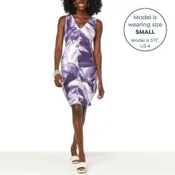 MarlaWynne Print Polished Knit Lantern Dress -Dresses Shop marlawynne print polished knit lantern dress d 2022080915134309789370 alt12