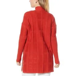 MarlaWynne SoftKNIT Plaid Textured Drama Topper 7 MarlaWynne SoftKNIT Plaid Textured Drama Topper -Dresses Shop marlawynne softknit plaid textured drama topper d 20211026091814807770321 alt1