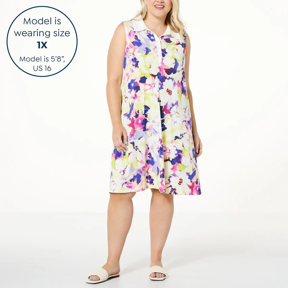 Nina Leonard Collared Trapeze Dress 7 Nina Leonard Collared Trapeze Dress - Image 5