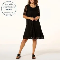 Nina Leonard Novelty Burnout Dress -Dresses Shop nina leonard novelty burnout dress d 2023041916183004825107 alt10