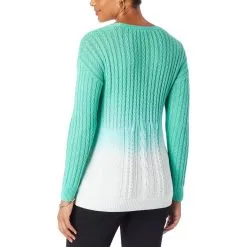 Nina Leonard Ombre Cable Knit Pullover Sweater -Dresses Shop nina leonard ombre cable knit pullover sweater d 20220209091747147778892 alt1
