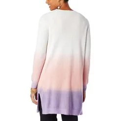 Nina Leonard Ombre Sweater Knit Cardigan With Pockets -Dresses Shop nina leonard ombre sweater knit cardigan with pockets d 20220209091750687778896 alt1