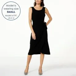 Nina Leonard Sleeveless Wrap Waist Midi Dress -Dresses Shop nina leonard sleeveless wrap waist midi dress d 202304181542007829062 alt10