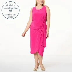 Nina Leonard Sleeveless Wrap Waist Midi Dress -Dresses Shop nina leonard sleeveless wrap waist midi dress d 2023042112313913829062 alt21