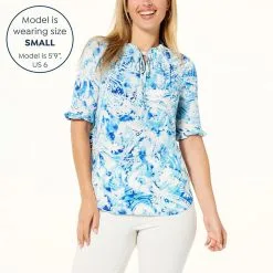 Nina Leonard Smocked Front Yoke Top 12 Nina Leonard Smocked Front Yoke Top -Dresses Shop nina leonard smocked front yoke top d 20230419162647527825217 alt12