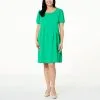 Nina Leonard Textured Wave Bubble-Sleeve Dress 1 Nina Leonard Textured Wave Bubble-Sleeve Dress -Dresses Shop nina leonard textured wave bubble sleeve dress d 2023030213564208820998 3KK