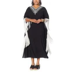 Patricia Altschul Embroidered Fringe Caftan -Dresses Shop patricia altschul embroidered fringe caftan d 2021063013040809760143 alt20