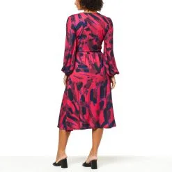 Shavonne Dorsey Surplice Dress With Woven Sleeves -Dresses Shop shavonne dorsey surplice dress with woven sleeves d 20220727140138457797848 alt1