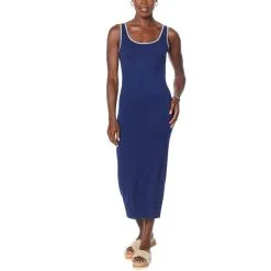 Skinnygirl Sweater Knit Tank Midi Dress