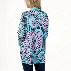 Wheel Of Fortune Open Front Cardigan By Bob Mackie -Dresses Shop wheel of fortune open front cardigan by bob mackie d 20230516160713587846486 alt1