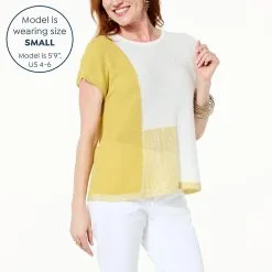 WynneCollection Geo Intarsia Summer Sweater -Dresses Shop wynnecollection geo intarsia summer sweater d 2023033112432425824267 alt12