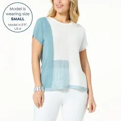 WynneCollection Geo Intarsia Summer Sweater -Dresses Shop wynnecollection geo intarsia summer sweater d 2023033112432483824267 alt11