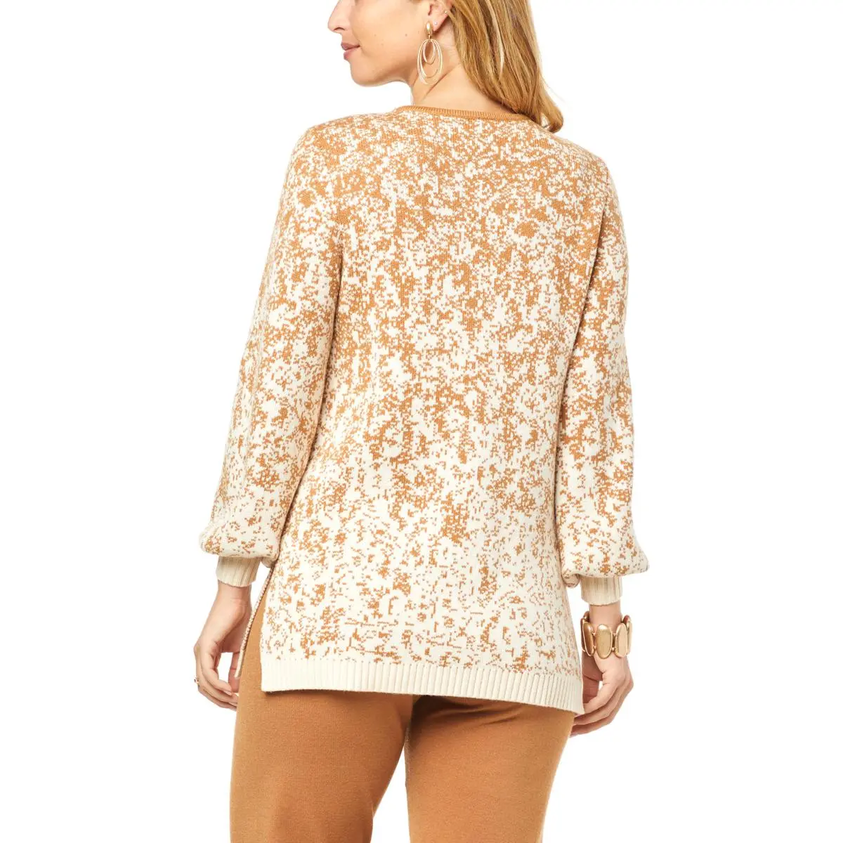WynneCollection Ombre Jacquard Knit Tunic 4 WynneCollection Ombre Jacquard Knit Tunic - Image 2