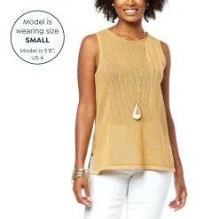 WynneCollection Sweater Knit Mesh Stitch Tunic Tank -Dresses Shop wynnecollection sweater knit mesh stitch tunic tank d 20220802155440837799320 alt11