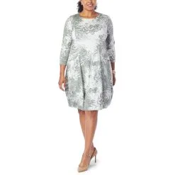 WynneLayers 3/4-Sleeve Jersey Knit Balloon Dress -Dresses Shop wynnelayers 34 sleeve jersey knit balloon dress d 20220310094526683783690 alt20