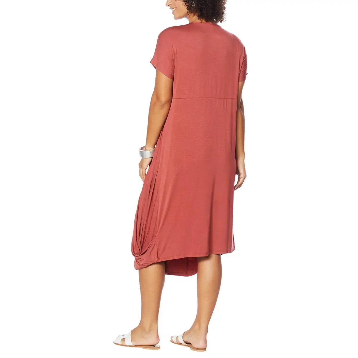 WynneLayers Asymmetric Drape Dress 4 WynneLayers Asymmetric Drape Dress - Image 2